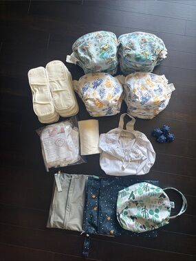 GroVia Cloth Diaper and Accessories Lot